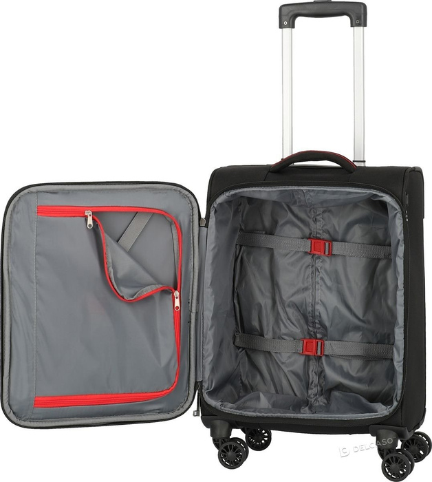 Walizka kabinowa Travelite Mako 55 cm mała czarna, zdjęcie 3