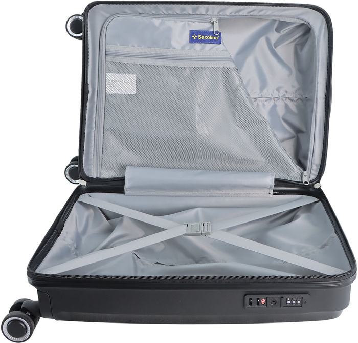 Walizka kabinowa Saxoline Holiday Express 55 cm Czarna, zdjęcie 10