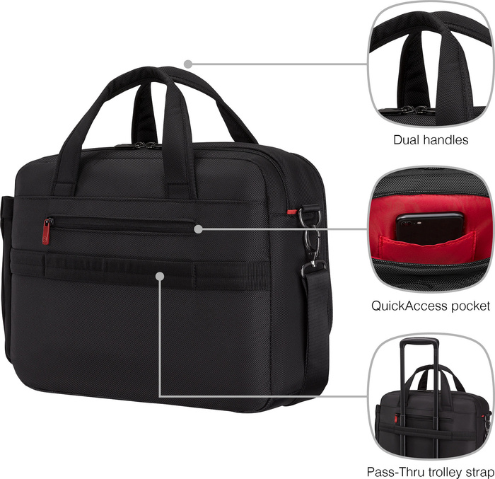 Torba na laptopa do 16" Wenger Legacy - Black 653630, zdjęcie 7