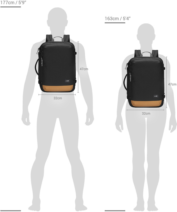 Plecak antykradzieżowy Pacsafe Go 34L Jet Black, zdjęcie 15