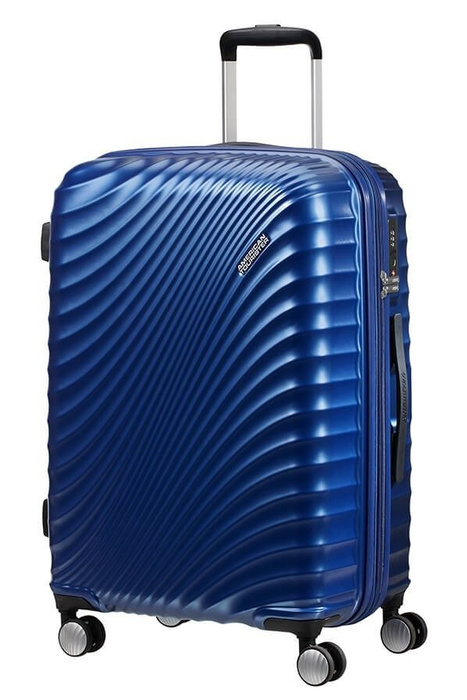 Walizka American Tourister JETGLAM 67 cm na 4 kołach Niebieska