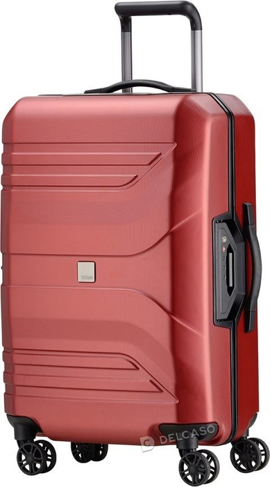Walizka średnia Prior Smart Skin 69 cm czerwona