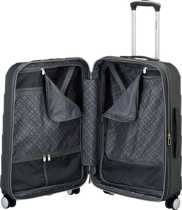 Walizka średnia - poszerzana Travelite Kalisto 67 cm Antracytowa, zdjęcie 3