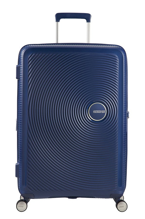 Walizka American Tourister Soundbox 67 cm powiększana granatowa, zdjęcie 9