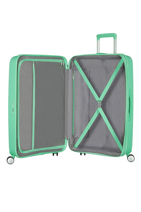 Walizka American Tourister Soundbox 67 cm powiększana zielona, zdjęcie 2