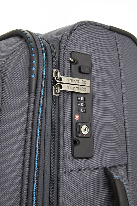 Walizka kabinowa 2-kółkowa Travelite CrossLite 55 cm mała antracytowa, zdjęcie 8