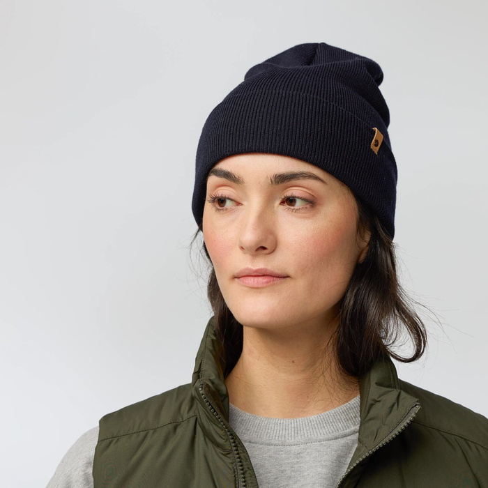Czapka wełniana Fjallraven Classic Knit Hat - Black, zdjęcie 5