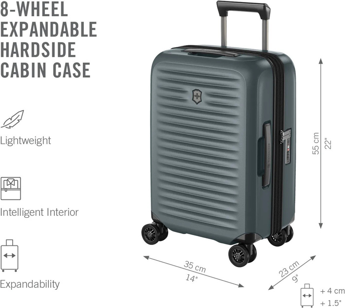 Walizka kabinowa Victorinox Airox Advanced 55 cm Gray, zdjęcie 21