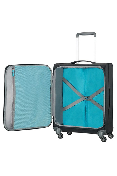 Walizka American Tourister HEROLITE 55 cm na 4 kołach Czarna, zdjęcie 2