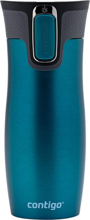 Kubek termiczny Contigo West Loop 2.0 470 ml turkusowy + Pudełko, zdjęcie 2