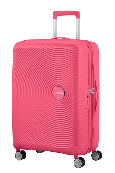 Walizka American Tourister Soundbox 67 cm powiększana różowa