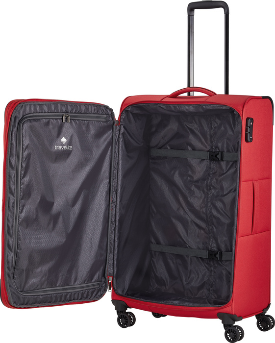 Walizka duża poszerzana Travelite Chios 78 cm czerwona, zdjęcie 3