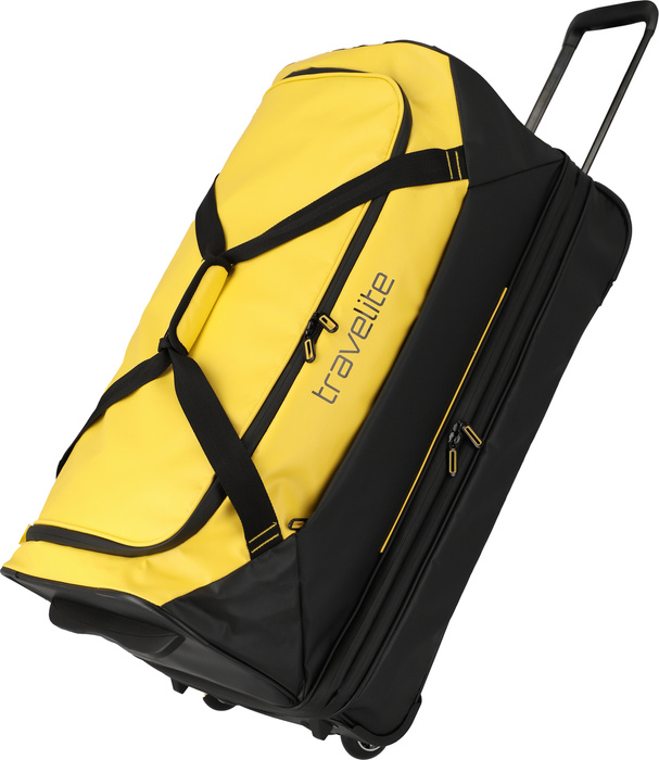 Torba podróżna na kółkach Travelite Basics 98l - żółta