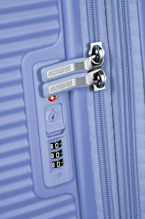 Walizka American Tourister Soundbox 67 cm powiększana niebieska, zdjęcie 7