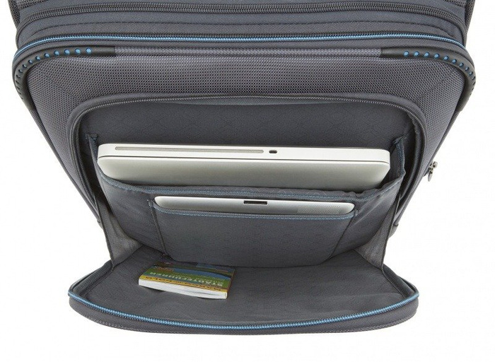 Walizka kabinowa biznesowa Travelite CrossLite 55 cm mała czarna, zdjęcie 9