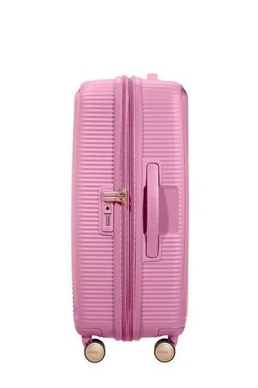 Walizka American Tourister Soundbox 67 cm powiększana jasno różowa, zdjęcie 5