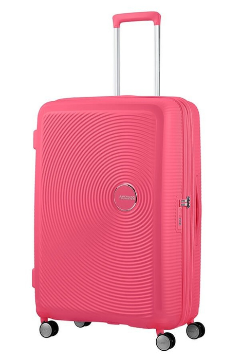 Walizka American Tourister Soundbox 77 cm powiększana różowa, zdjęcie 3