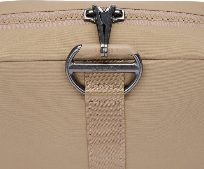 Torba na ramię antykradzieżowa Pacsafe Citysafe CX Econyl 3L Beige, zdjęcie 8