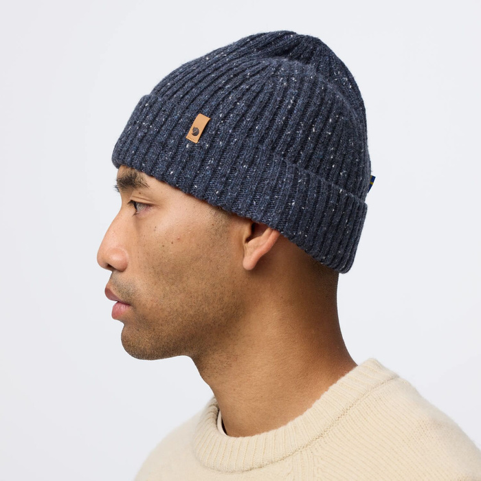 Czapka zimowa Fjallraven Övik Neps Beanie - dark navy, zdjęcie 7