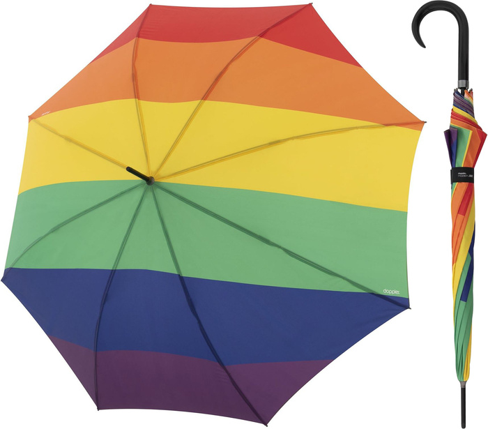 Parasol długi automatyczny Doppler Art Collection Pride Rainbow