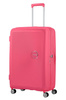Walizka American Tourister Soundbox 77 cm powiększana różowa, zdjęcie 3