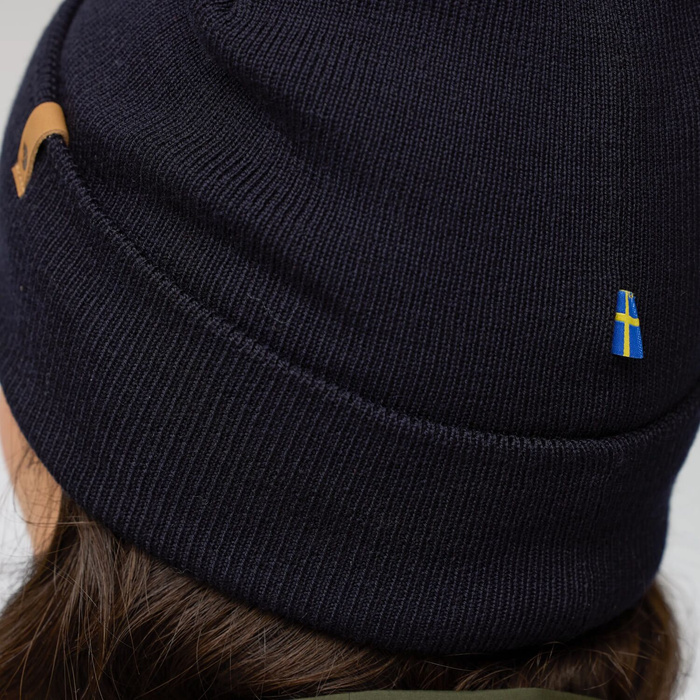 Czapka wełniana Fjallraven Classic Knit Hat - acorn, zdjęcie 8