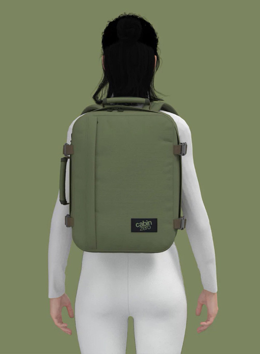 Plecak bagaż podręczny do Wizzair Cabin Zero Classic 28L Georgian Khaki , zdjęcie 13