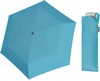 Parasol kieszonkowy Doppler Carbonsteel Mini Slim turkusowy